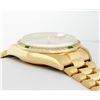 Image 3 : Rolex Men's 18K Yellow Gold Champagne Emerald & Diamond Day Date President Wristwatch