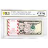 Image 1 : Pack 2017A $5 Federal Reserve STAR Notes Atlanta Fr.1998-F* PCGS Superb Gem UNC 67PPQ