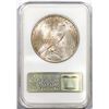 Image 2 : 1925 $1 Peace Silver Dollar Coin NGC MS65 Old Fatty Holder