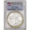 Image 1 : 1999 $1 American Silver Eagle Coin PCGS MS68 First Strike