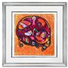 Image 1 : Lu Hong "Chinese Zodiac - Fire Pig" Original Mixed Media on Paper