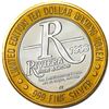 Image 2 : .999 Silver Riviera Hotel & Casino Las Vegas $10 Casino Limited Edition Gaming Token