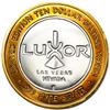 Image 2 : .999 Fine Silver Luxor Las Vegas, Nevada $10 Limited Edition Gaming Token
