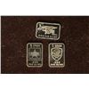 Image 1 : 3-1 GRAM .999 FINE SILVER PF MILITARY THEME INGOTS
