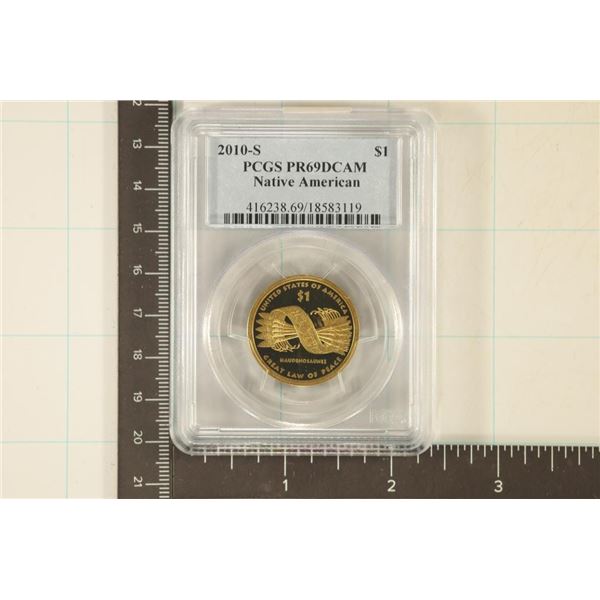 2010-S NATIVE AMERICAN US $1 PCGS PR69 DCAM
