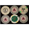 Image 2 : 6-$1 PLASTIC CASINO GAMING TOKENS: 3-ALADDIN, 1-