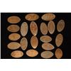 Image 1 : 20 ELONGATED LINCOLN CENTS: SEAWORLD, 1994 ANA