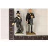 Image 1 : 2 ABRAHAM LINCOLN 2 1/2" FIGURINES.  ONE IS METAL