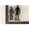 Image 2 : 2 ABRAHAM LINCOLN 2 1/2" FIGURINES.  ONE IS METAL