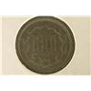 Image 2 : 1865 THREE CENT "NICKEL"