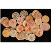 Image 2 : 40 ASSORTED WOODEN NICKELS: SAMBOS, LITTLE