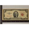 Image 1 : 1953-B US $2 RED SEAL NOTE