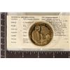 Image 1 : 24KT GOLD PLATED 2012 PROOF JFK ACCEPTENCE