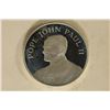 Image 2 : .76 TROY OZ. PF STERLING SILVER POPE JOHN PAUL II