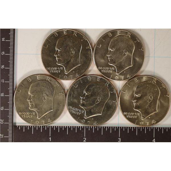 5-1974-D UNC IKE DOLLARS