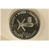 Image 2 : 1979 HUTT RIVER PROVINCE 1 TROYOZ .999 FINE SILVER