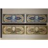 Image 1 : 4 BRAZIL CRISP AU/UNC BILLS: 2-1 CRUZEIRO & 2-5