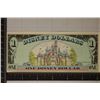 Image 2 : 1987 DISNEY 1 DOLLAR CRISP UNC BILL "MICKEY"