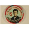 Image 2 : $5 CASINO CHIP. FLAMINGO HILTON. 1997 CIVIL WAR