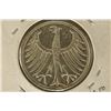 Image 2 : 1951-F GERMAN SILVER 5 MARK .2251 OZ. ASW