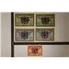 Image 1 : 5-1921 GERMAN NOTGELD CRISP UNC BILLS: 1-10