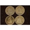 Image 1 : 2-1875, 1876 & 1888 SILVER SEATED LIBERTY DIMES