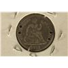 Image 2 : LOVE TOKEN ON 1875 SILVER SEATED DIME "BAM"
