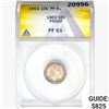 Image 1 : 1902 Barber Dime ANACS PF61
