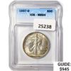 Image 1 : 1937-D Walking Liberty Half Dollar ICG MS64