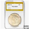 Image 1 : 1927-D Silver Peace Dollar PGA MS64
