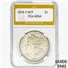 Image 1 : 1878 7/8TF Morgan Silver Dollar PGA MS64