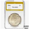 Image 1 : 1903 Morgan Silver Dollar PGA MS63