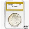 Image 1 : 1878-CC Morgan Silver Dollar PGA MS63