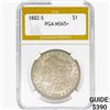 Image 1 : 1882-S Morgan Silver Dollar PGA MS65+