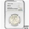 Image 1 : 1945-S Walking Liberty Half Dollar NGC MS65