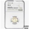 Image 1 : 1931-S Mercury Silver Dime NGC MS65