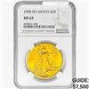 Image 1 : 1908 $20 Gold Double Eagle NGC MS65 No Motto
