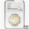 Image 1 : 1934 Boone Half Dollar NGC MS66