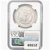 Image 2 : 1892 Morgan Silver Dollar NGC AU50