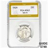 Image 1 : 1929 Standing Liberty Quarter PGA MS63 90% FH