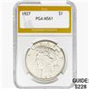 Image 1 : 1927 Silver Peace Dollar PGA MS61