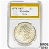 Image 1 : 1878 7/8TF Morgan Silver Dollar PGA MS64 Strong
