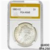 Image 1 : 1883-CC Morgan Silver Dollar PGA MS68