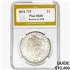 Image 1 : 1878 7TF Morgan Silver Dollar PGA MS66 REV 79