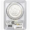 Image 2 : 1891 Morgan Silver Dollar PCGS MS64+ VAM 2 DBL Ear