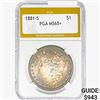 Image 1 : 1881 Morgan Silver Dollar PGA MS65+