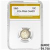 Image 1 : 1865 Seated Liberty Dime PGA PR66 CAMEO