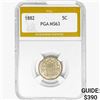 Image 1 : 1882 Shield Nickel PGA MS63