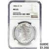 Image 1 : 1884-CC Morgan Silver Dollar NGC MS65