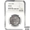 Image 1 : 1954-S Franklin Half Dollar NGC MS66